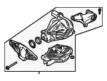 33108090474 - Suspension: Differential for BMW Image