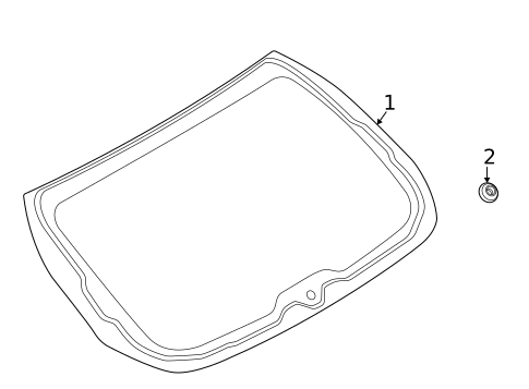 Glass, Windows & Related Components for 2021 Ford Mustang Mach-E #0