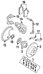 1992-1998 Audi - Lock Ring