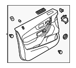 CT4Z7823942CA - Body: Door Trim Panel for Ford: Edge Image