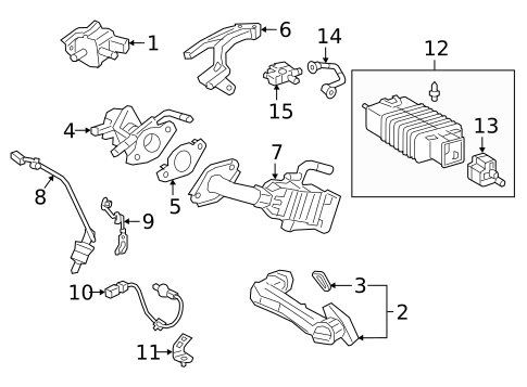 EGR System for 2019 Toyota Avalon #0