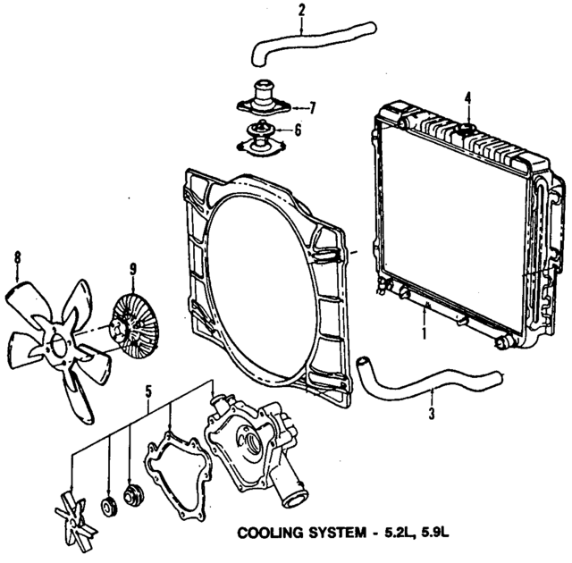 4401729 - Cooling System: Radiator Assembly for Mopar Image
