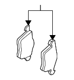 4E0698151Q - : Brake Lining for Volkswagen: Phaeton Image