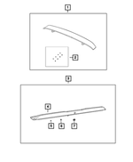 6MD09TZZAA - Mopar Accessories - Component Parts: Rear Spoiler for Dodge: Challenger Image