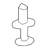 9919340 - Body: Lower Cover Rivet for Mercedes-Benz Image