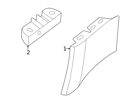 Exterior Trim - Fender for 2023 Porsche Taycan #0