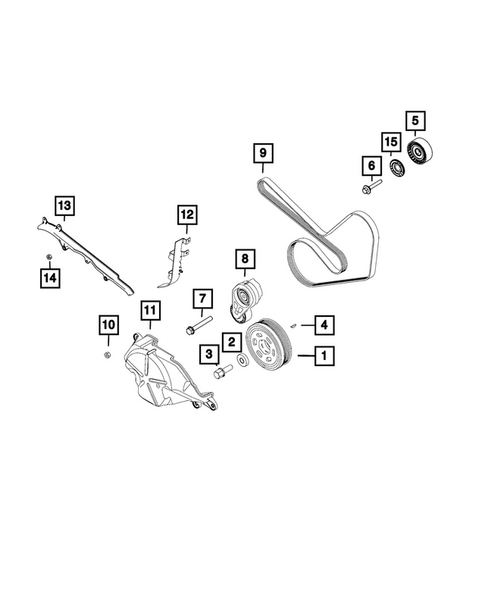 Pulleys and Related Parts for 2024 Alfa Romeo Stelvio #0