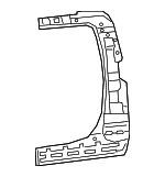 68567037AB - Body: Body C-Pillar Reinforcement for Mopar Image