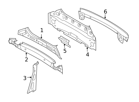 Rear Body for 2010 Volvo C70 #0
