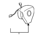 3C8880201AA81U - Electrical: Driver Air Bag for Volkswagen: CC, Eos, Golf, Golf R, GTI, Tiguan Image