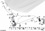 51237224883 - Bodywork: Lock F Hood for BMW Image