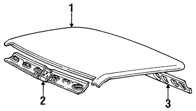 MB506052 - Body: Roof Panel for Mopar Image