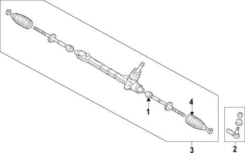 Steering Gear & Linkage for 2023 Mitsubishi Outlander Sport #1