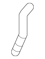 7C3Z19D888A - HVAC: Hose for Ford: F-250 Super Duty, F-350 Super Duty, F-450 Super Duty Image