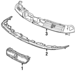 F5RY8200C - Body: Grille for Ford Image