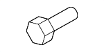 90103SD4000 - Body: License Frame Screw for Honda Image