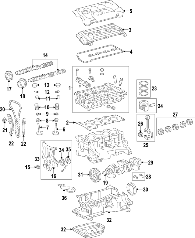 130700V020 - : Engine Timing Camshaft Sprocket for Toyota Image