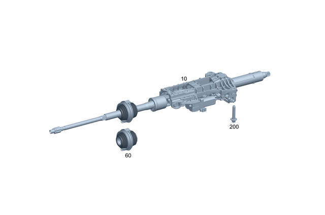 2544600700 - Steering: Steering Column for Mercedes-Benz: GLC300, GLC350e, GLC43 AMG, GLC63 AMG S E Performance Image image
