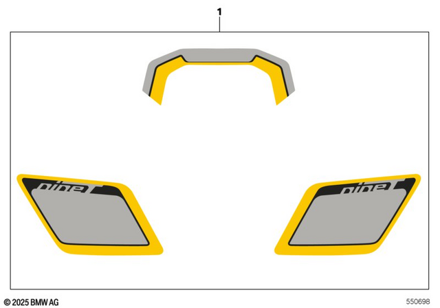 51145B83692 - Design: Kit Decor -  for BMW-Motorrad Image