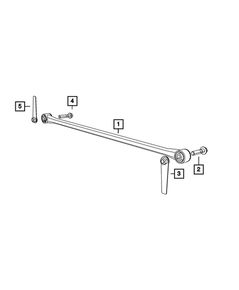 Rear Stabilizer Bar for 2015 Ram 1500 #1