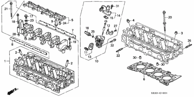 Cylinder Head (2) for 1993 Honda Civic #0