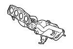 1714125021 - Exhaust: Catalytic Converter With Integrated Exhaust Manifold for Lexus Image