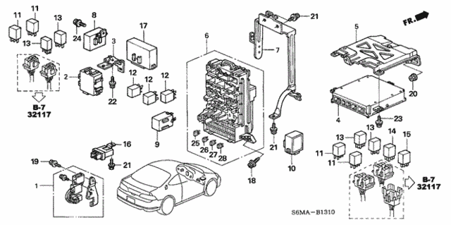 Control Unit (Cabin) for 2006 Acura RSX #0