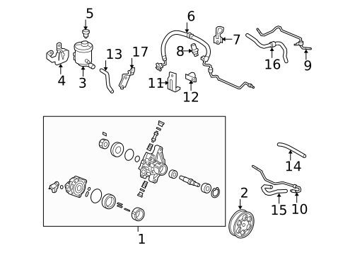 Pump & Hoses for 2009 Honda Civic #0
