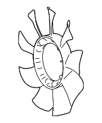 16361F4010 - Cooling System: Fan Blade for Lexus: GX550, LX600, LX700h Image