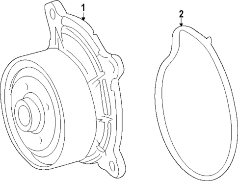 Water Pump for 2023 Lexus RX350 #1