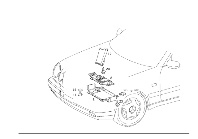 2019900204 - Chassis Sheet Metal: Hex. Head Screw W Flange for Mercedes-Benz Image image