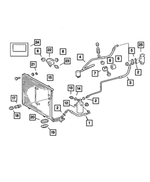 6507795AA - Instrument Panel and Radios and Consoles: Nut for Mopar Image