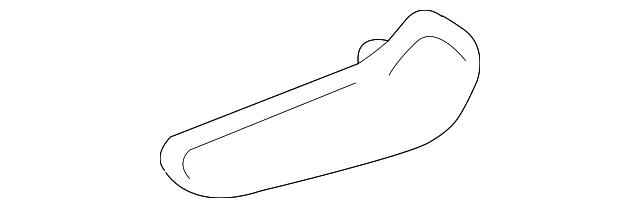 thumbnail image 2 of Genuine GM OEM Recline Handle 84532725 - For GMC & General Motors Second Row Seats (Part #18 On Diagram) 2 of 6