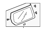 73560SCVA01 - : Quarter Glass for Honda: Element Image