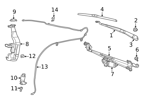 Headlamp Washers/Wipers for 2014 Jeep Grand Cherokee #0