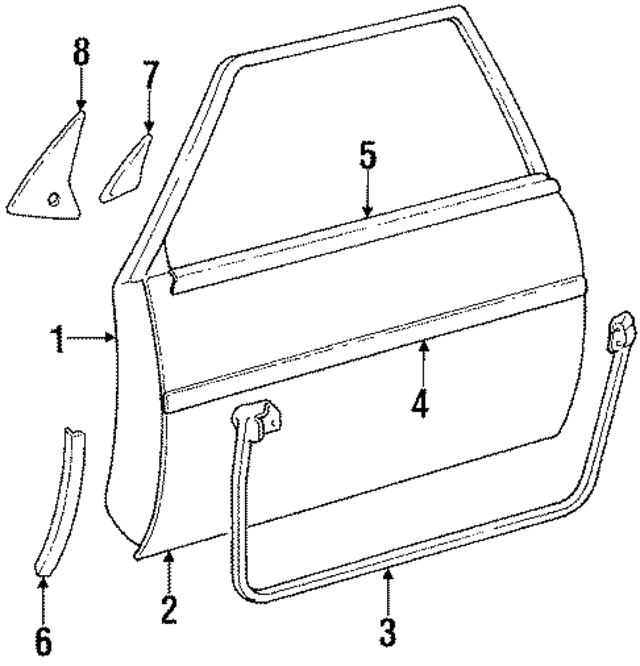 5874314010 - Body: Protector for Toyota Image