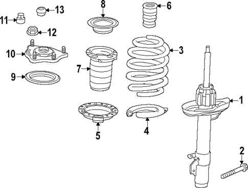 Struts & Components for 2024 Honda Pilot #0
