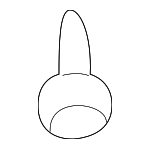 10293818 - Body: Fender Liner Bolt for GM Image