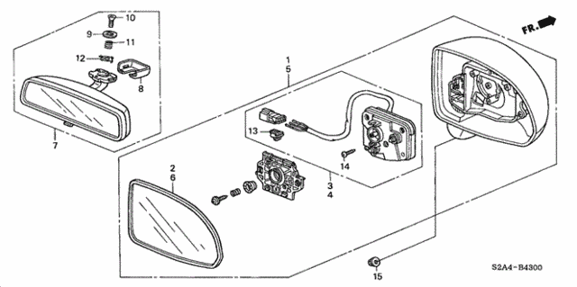Mirror for 2005 Honda S2000 #0