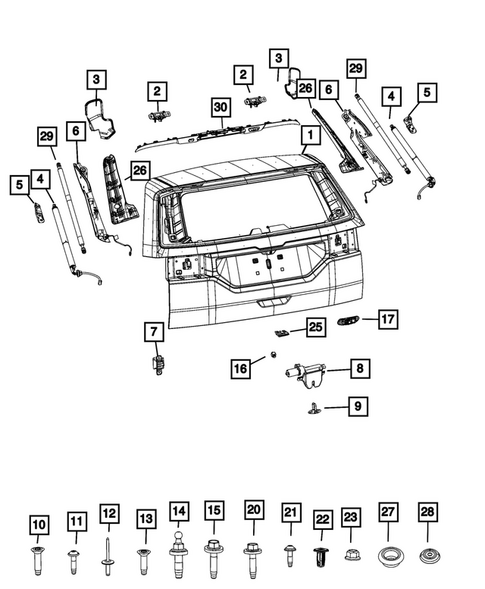 Liftgates and Tailgates for 2026 Jeep Cherokee #0