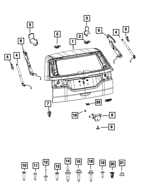 Liftgates and Tailgates for 2026 Jeep Cherokee #0