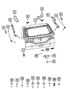 68738568AC - : Lift-Gate Panel for Mopar Image