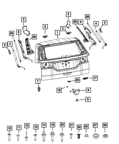 Liftgates and Tailgates for 2026 Jeep Cherokee #0