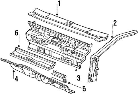 Cowl for 1987 Volkswagen Scirocco #0