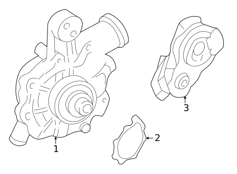 Accessory Drive Belt System Components for 2007 Mercury Mariner #1