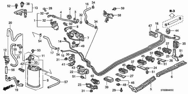 Fuel Pipe (4) for 1999 Acura Integra #0