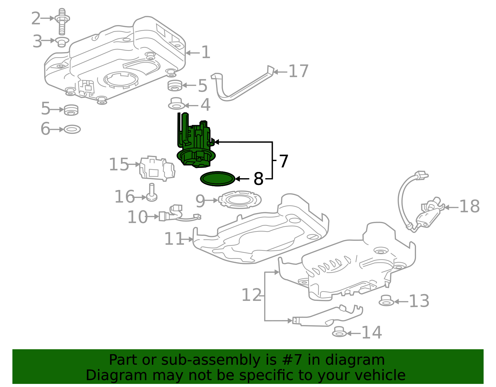 84526247 - Diesel Exhaust Fluid (DEF) Supply Pump Module Kit 2016-2019 ...
