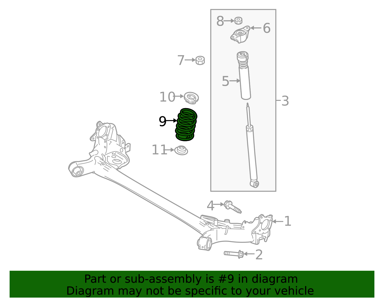 D11C-28-011B - Coil Spring 2016-2021 Mazda CX-3 | Mazda-Parts