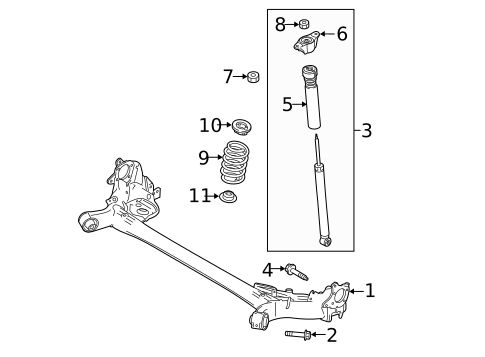 Shocks & Struts for 2021 Mazda CX-3 #0