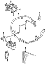 4797385 - HVAC: A/C Compressor Head for Chrysler: Voyager | Dodge: Caravan, Grand Caravan Image